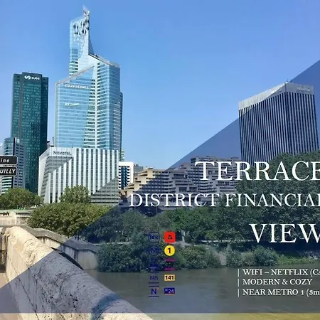 & Expansive Terrace: Urban Oasis In Paris! * Courbevoie